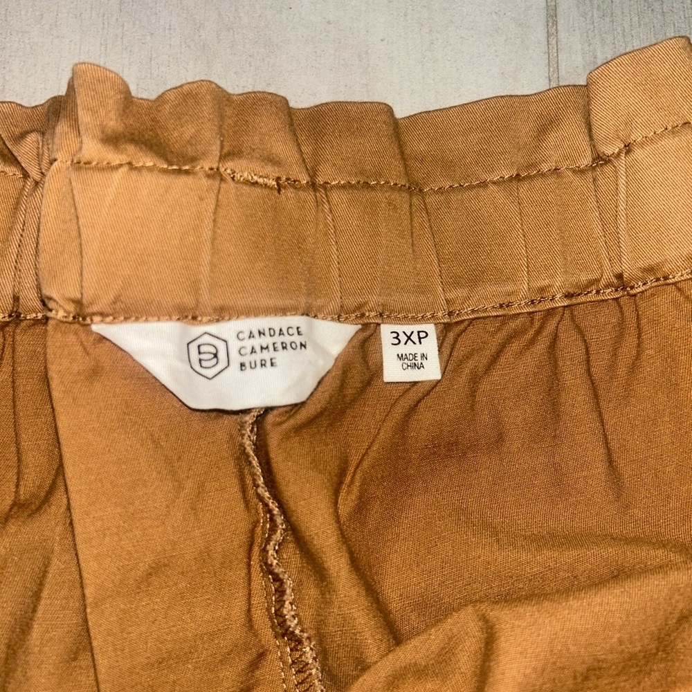 NEW Candace Cameron Bure Paperbag Tie Waist Short Size 3XP - Picture 5 of 8